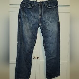 Helix straight leg jeans with contrast stitching Y2K vibes